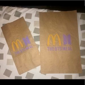 BTS X McDonalds Bags